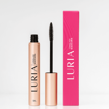 Luria Longlash Crescita Mascara con scovolino e confezione rosa per ciglia più lunghe e definite