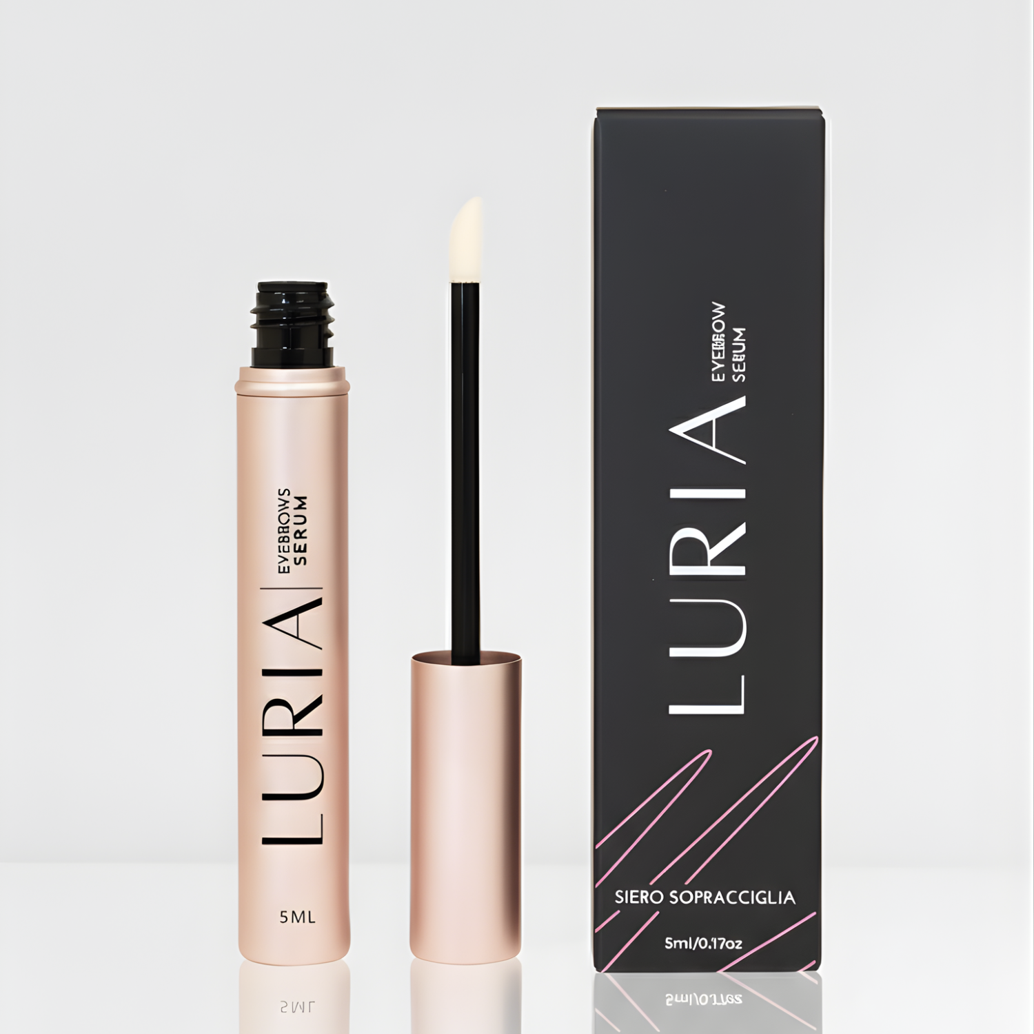 Applicatore del siero per sopracciglia LURIA con texture leggera e nutriente